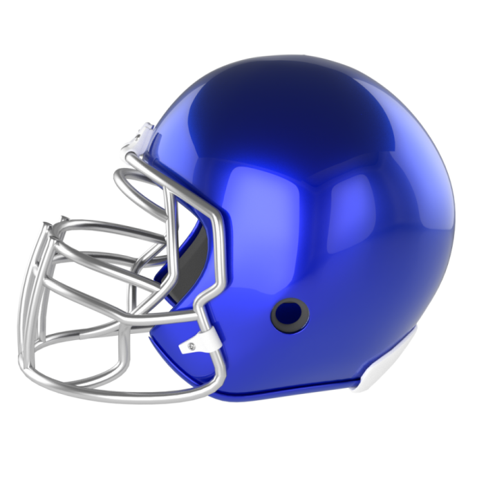 a football helmet on a white background
