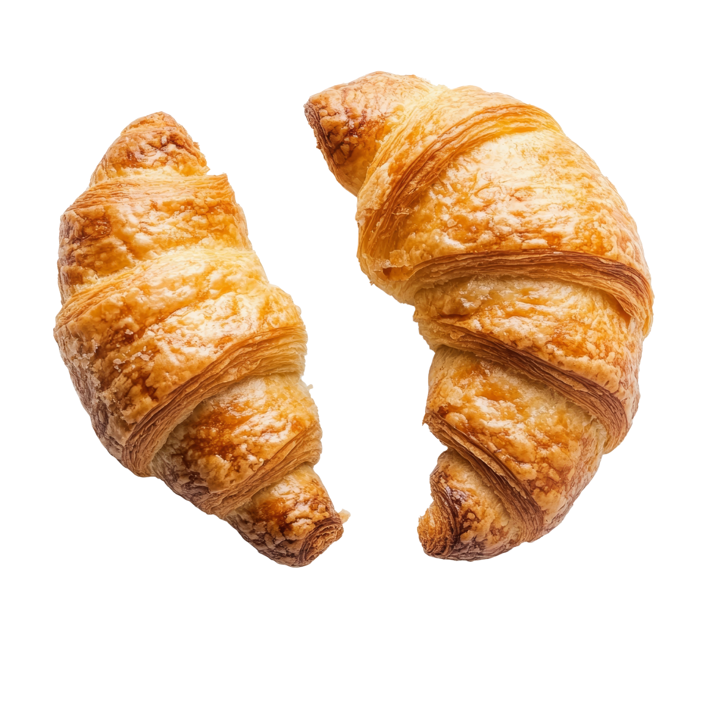 two croises on a white background