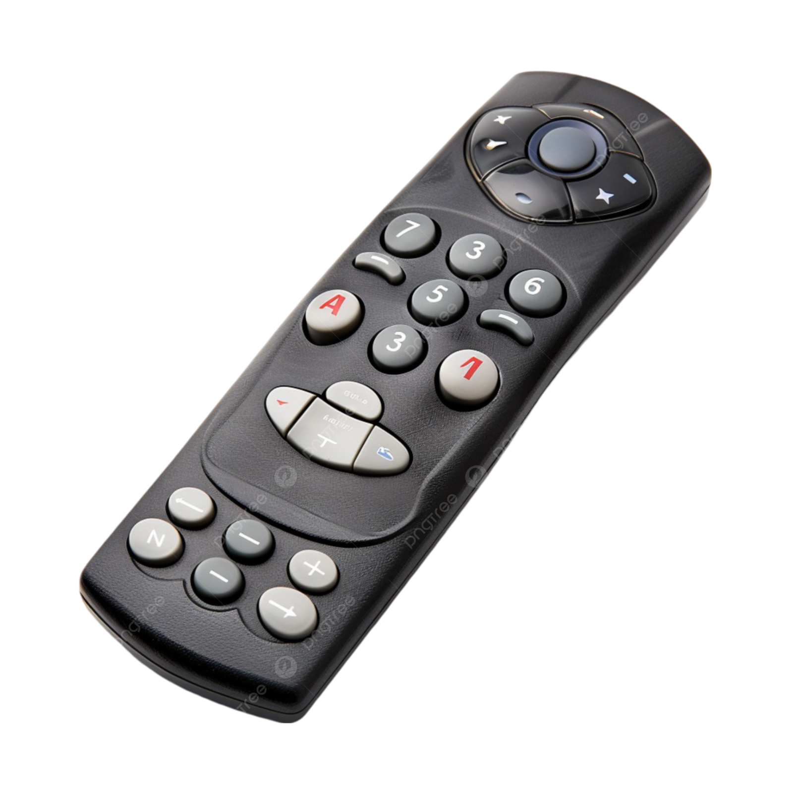 a remote control on a white background