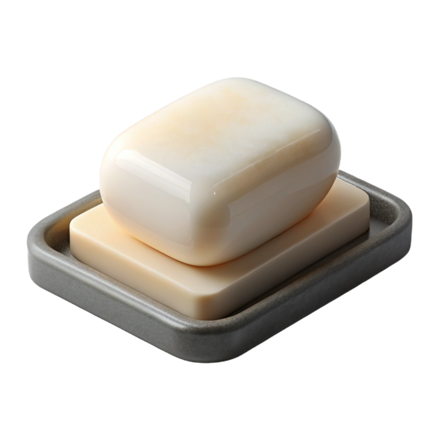 a soap bar on a white background