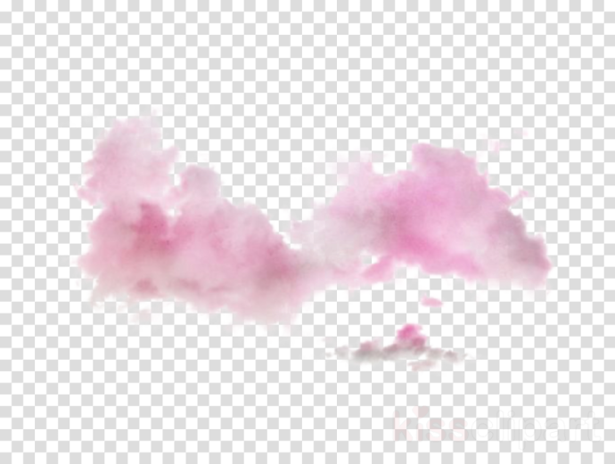 a pink smoke cloud on a transparent background