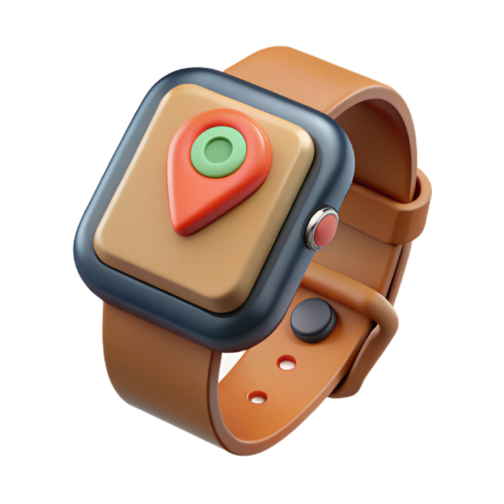 an apple watch with a heart on it