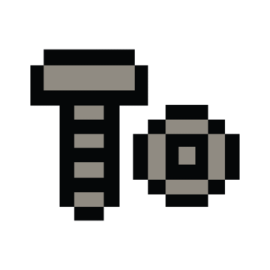 a black and white logo with the letter t