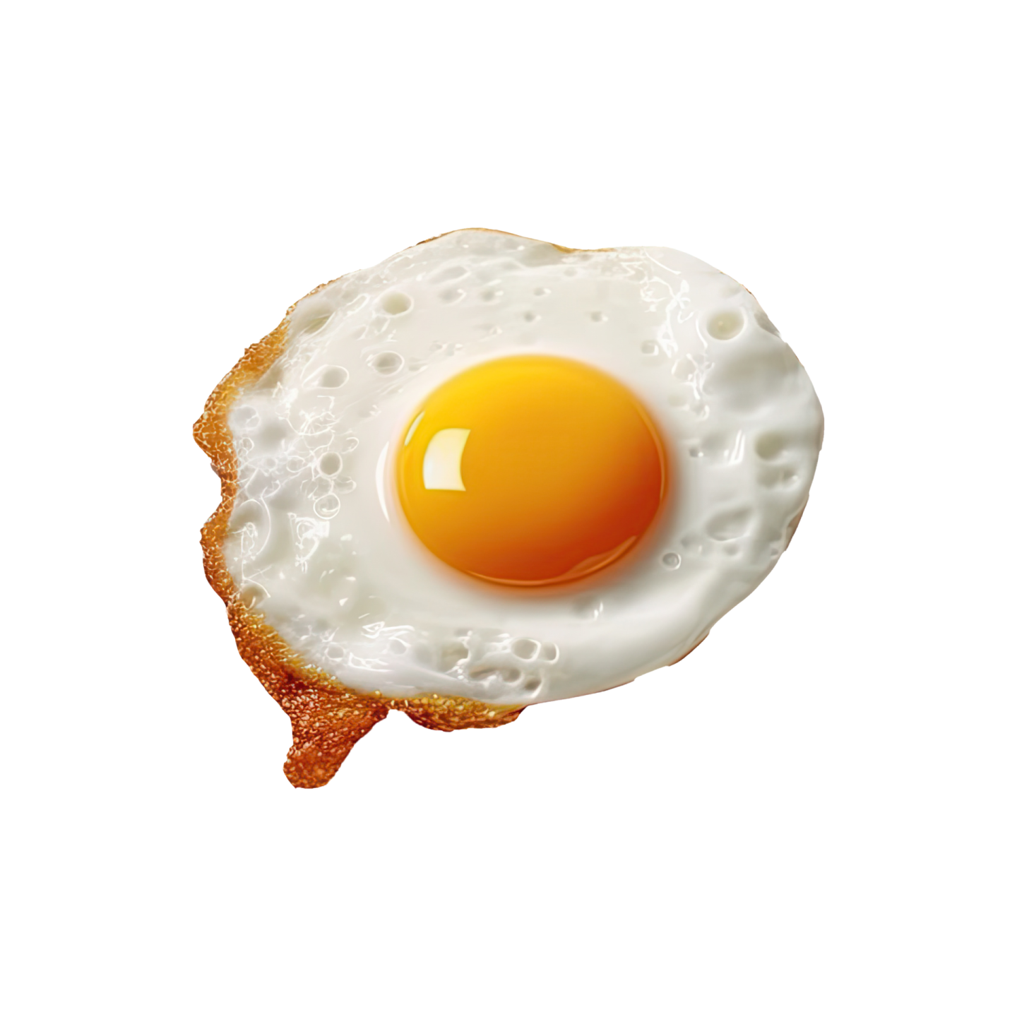 a fried egg on toasted bread