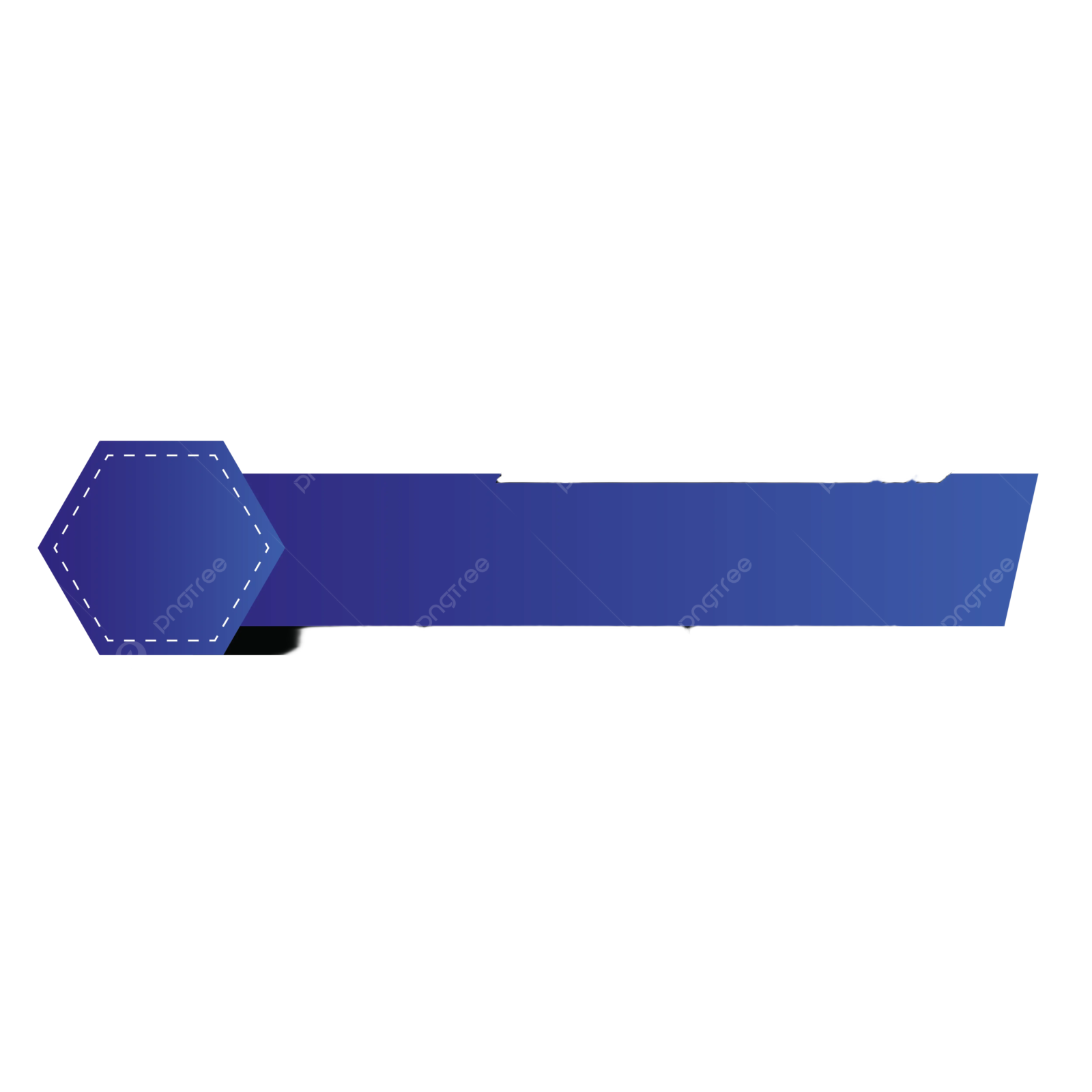 a blue ribbon on a white background