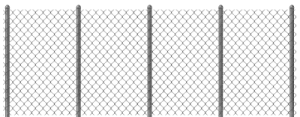 a drawing of a chain link fence