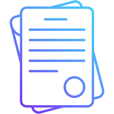 a document with a pen on it