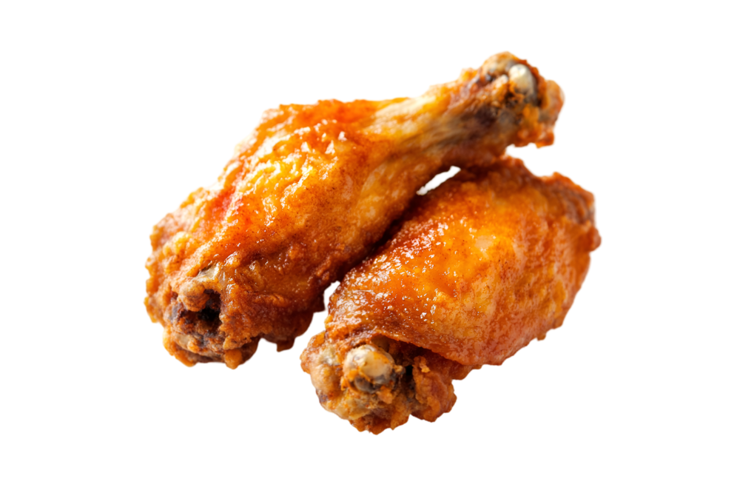 chicken wings on a white background