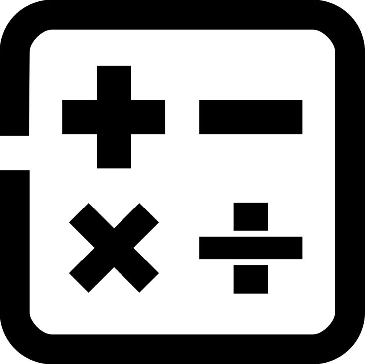 a black and white icon of two crosses