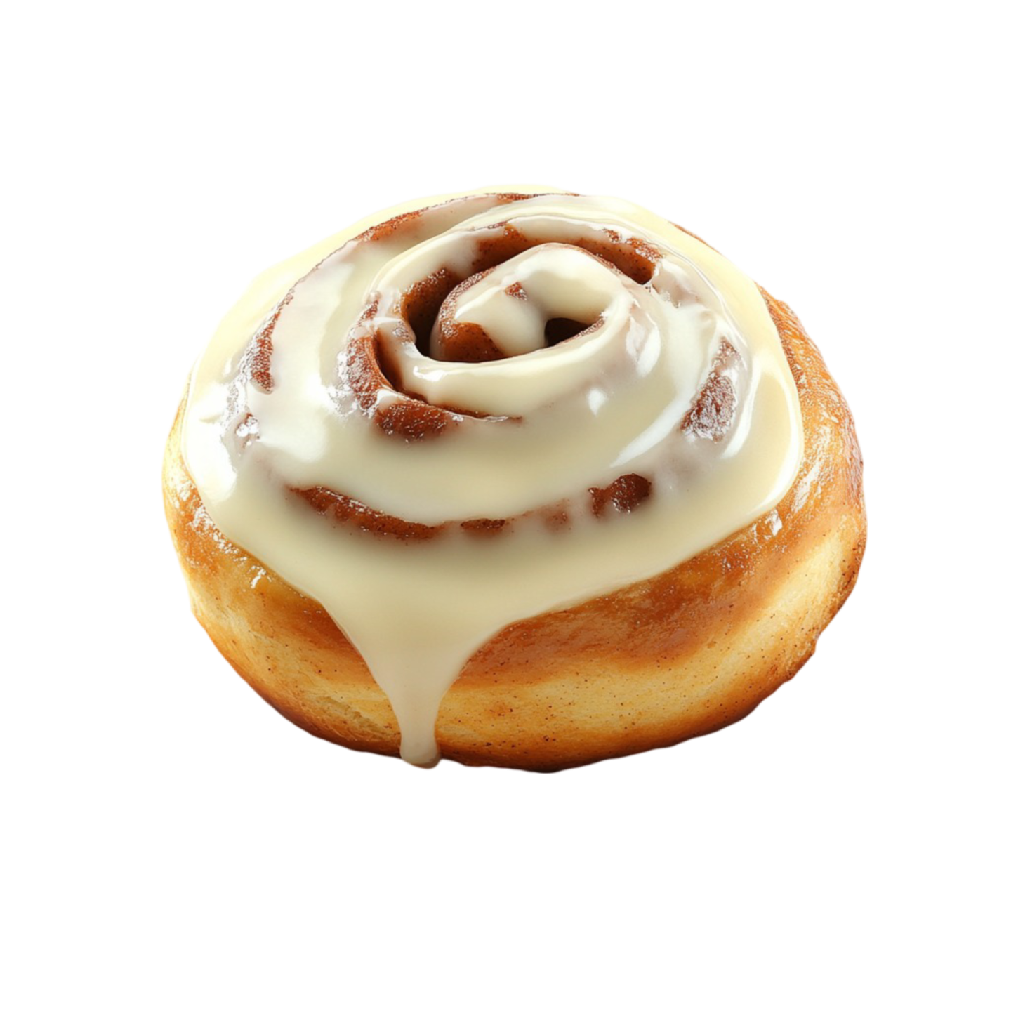 a close up of a glazed dough with icing