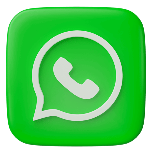 a green square button with a phone icon