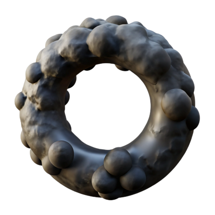 an image of a ring made out of clouds