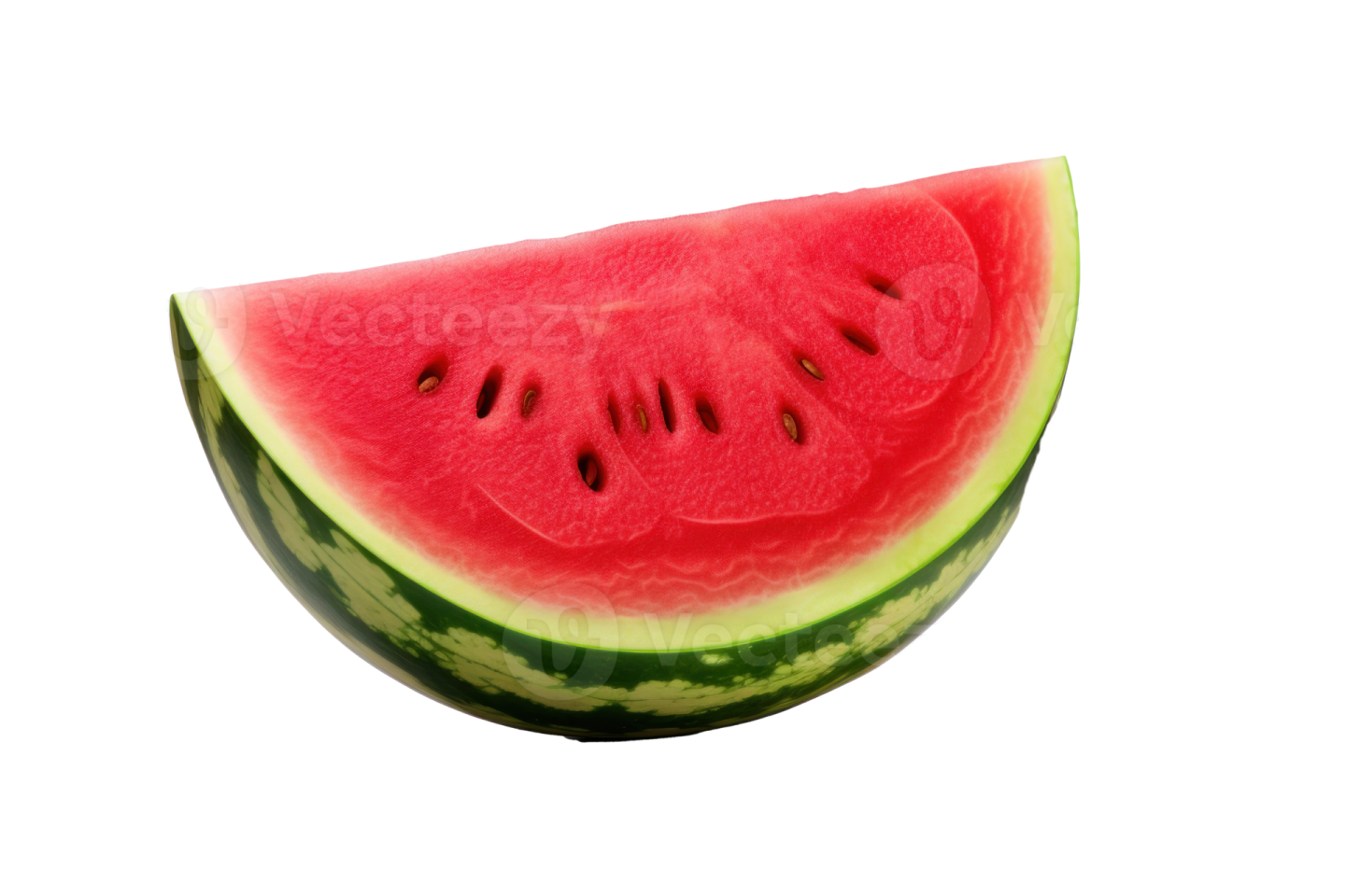 a slice of watermelon on a white background