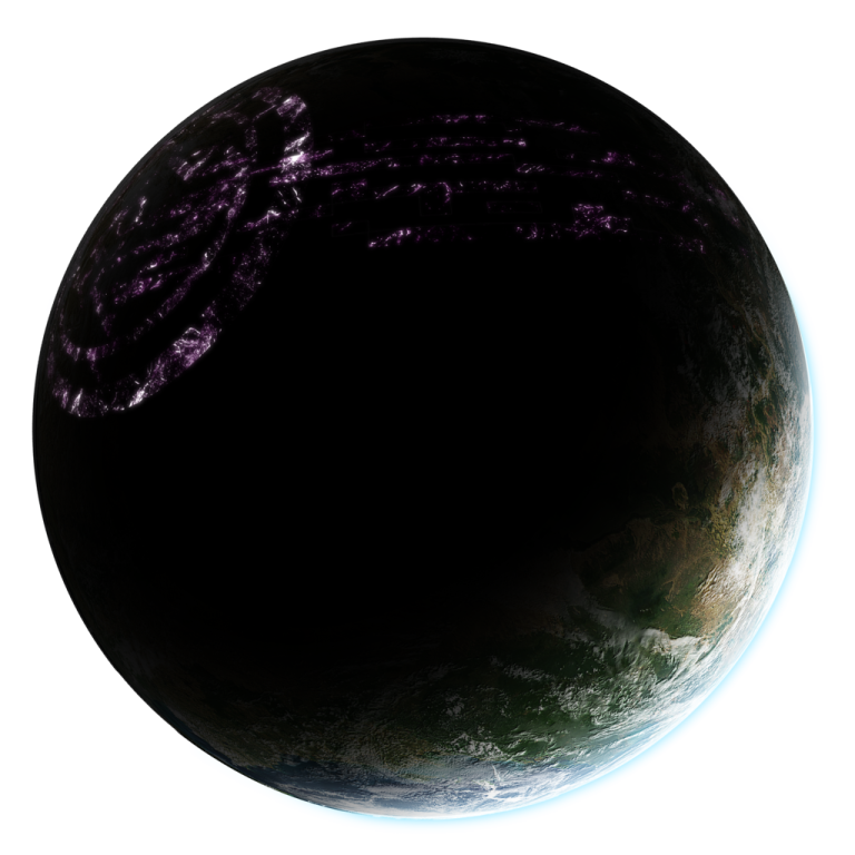 an image of the earth from space