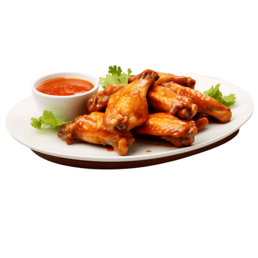 chicken wings with sauce