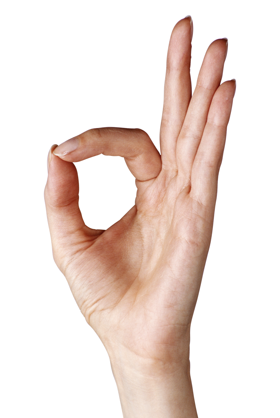 a person's hand making a peace sign