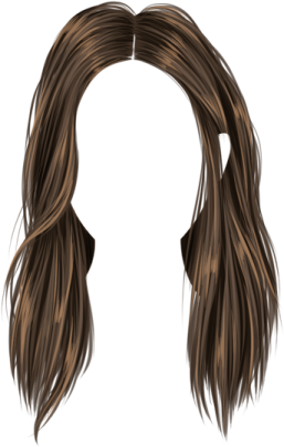 a drawing of a woman's hair