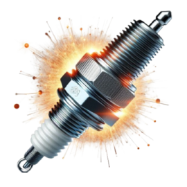 an image of a spark in the air