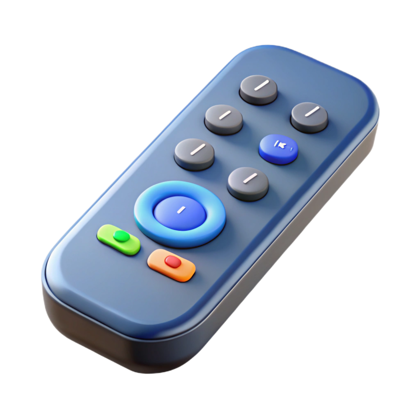 a remote control on a white background