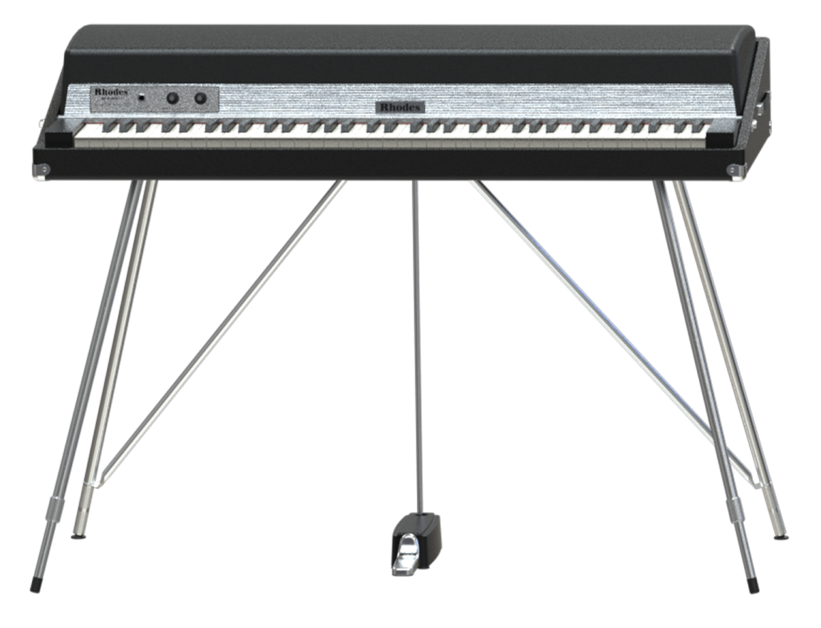a keyboard with a stand on it