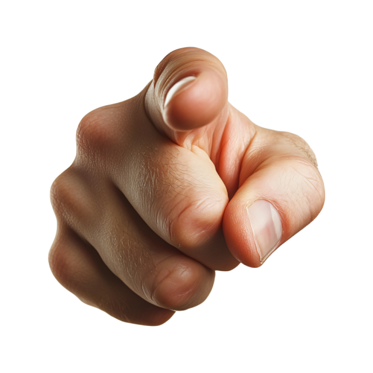 a close up of a person's fist