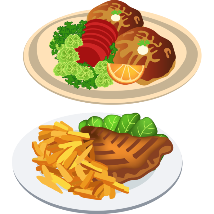 a plate of food with meat and vegetables