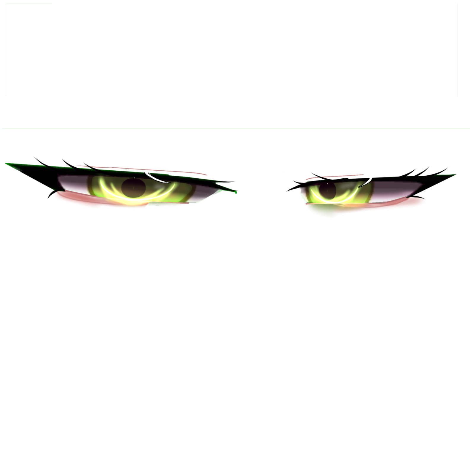 the eyes of a woman with green eyes