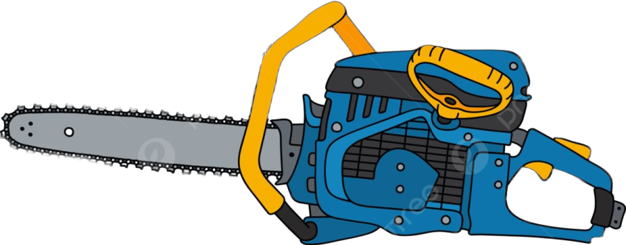 a chainsaw with a chain saw