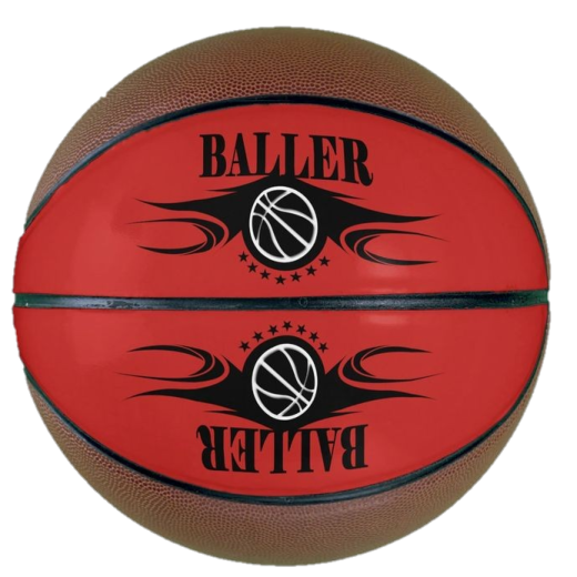 a basketball ball with the logo of the nba team on it
