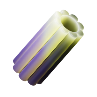 an image of three different colored tubes