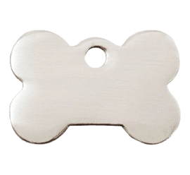 stainless steel bone bone dog tag