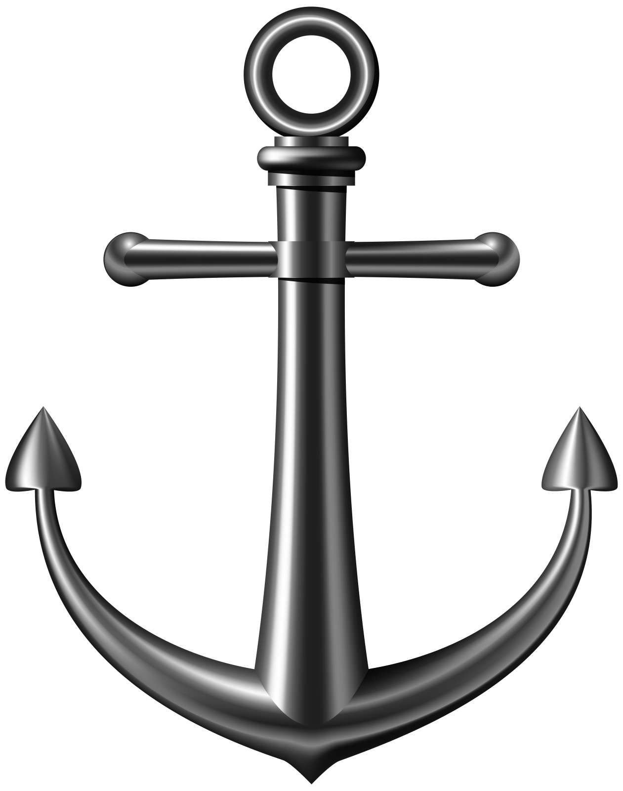 an anchor on a white background