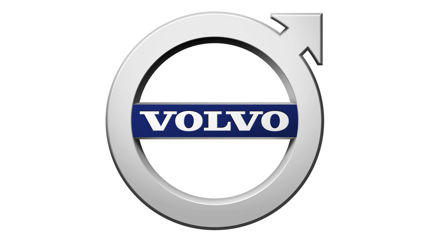volvo logo on a white background