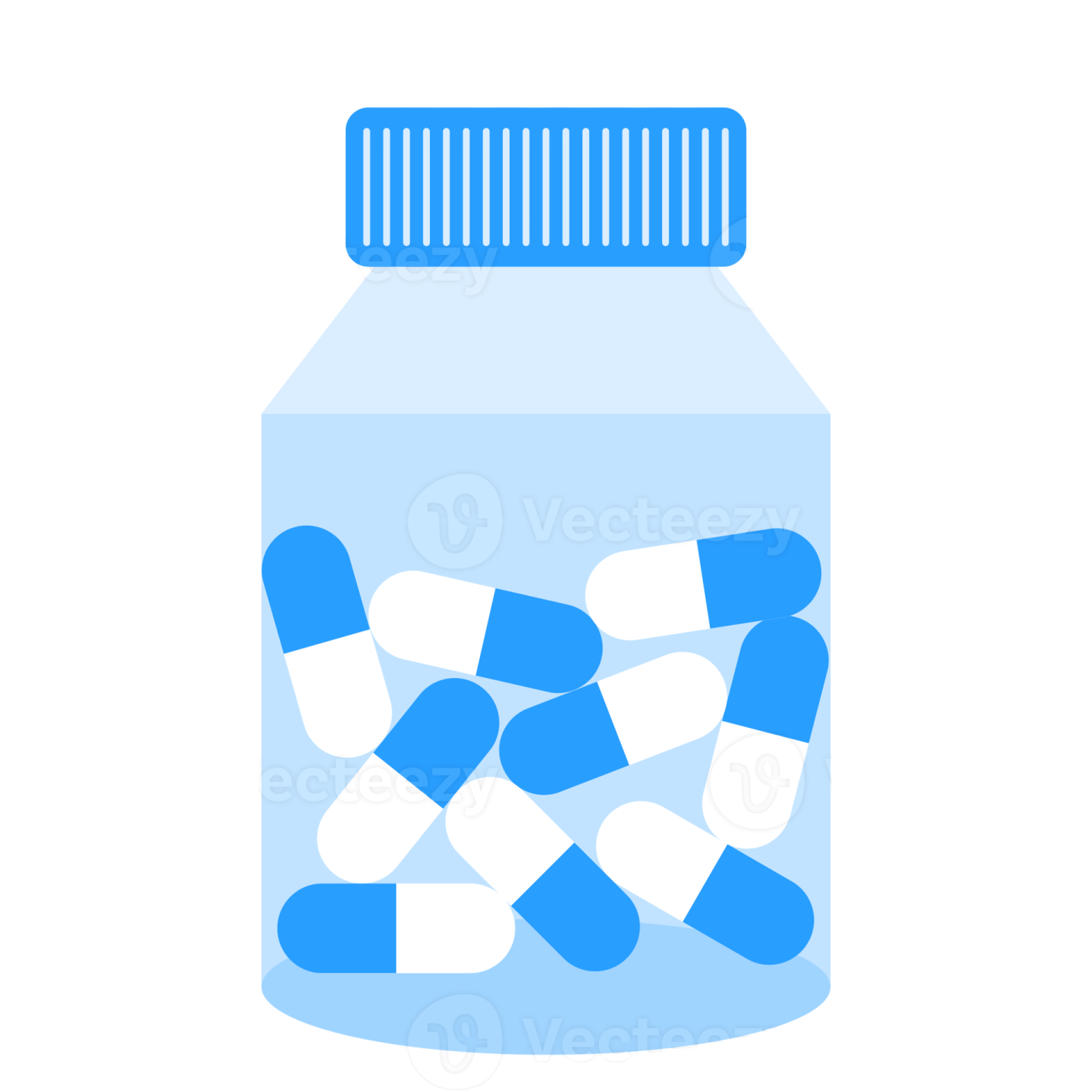 a glass jar filled with pills