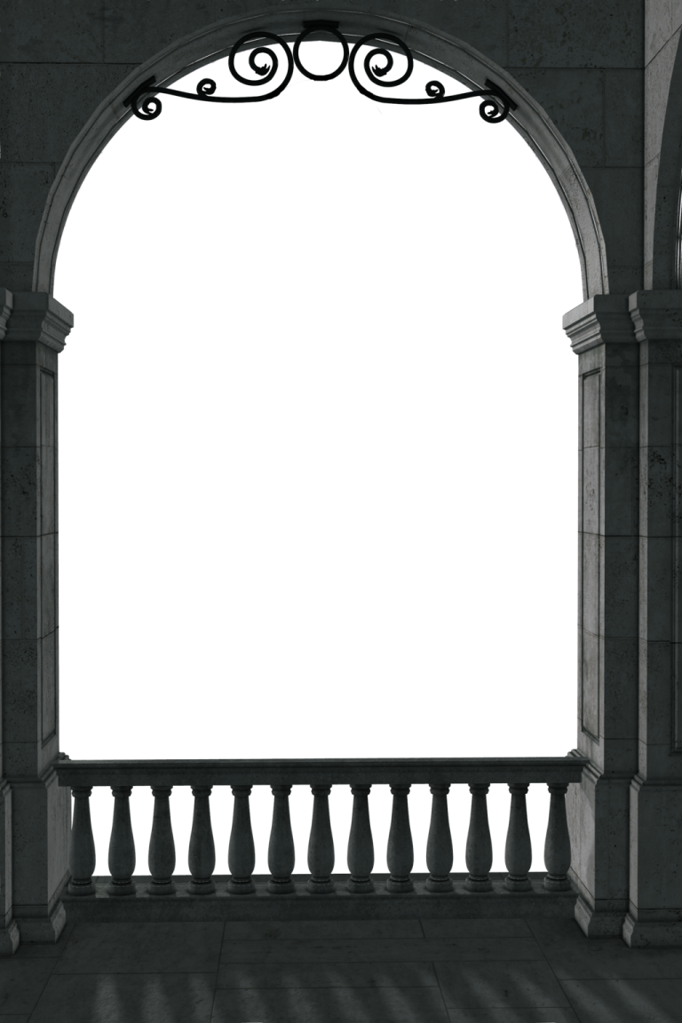 a black and white photo of an archway