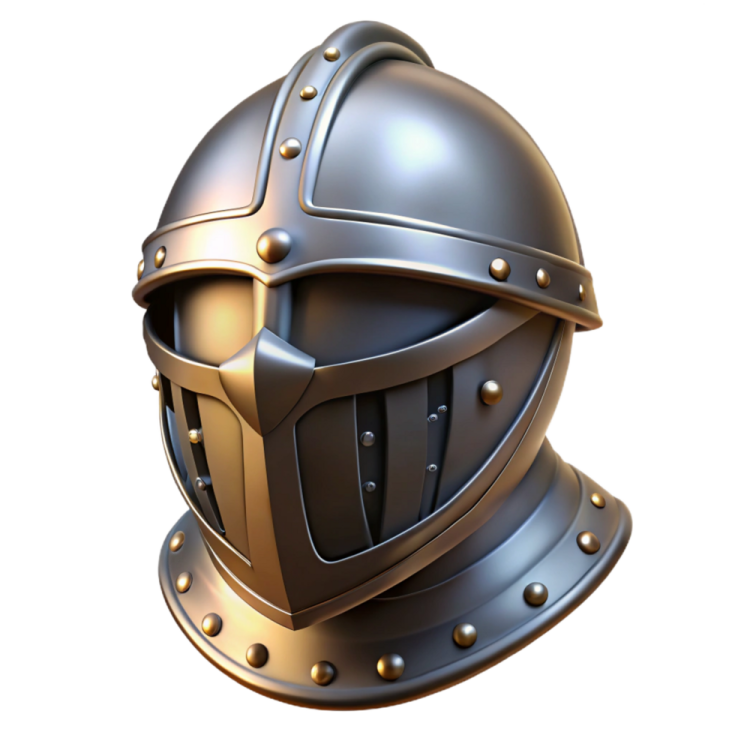 a helmet on a white background