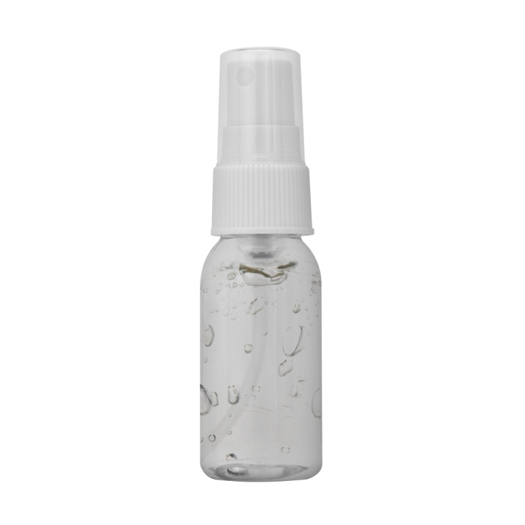 a white spray bottle with water droplets on it