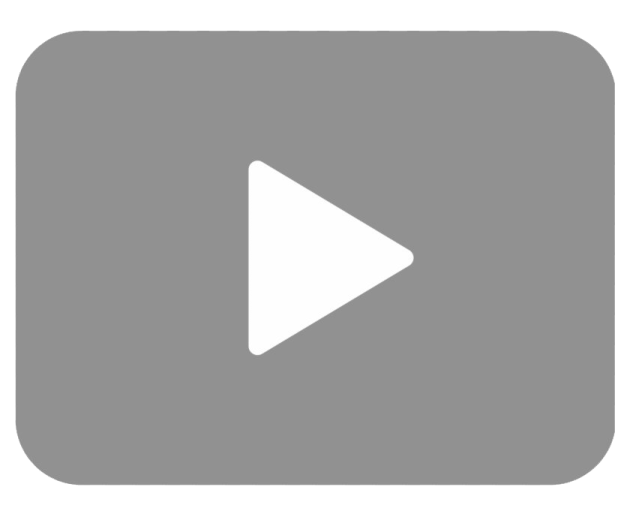 the play button on a white background