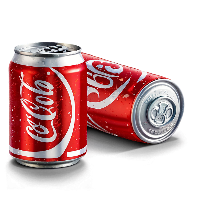 two cans of coca