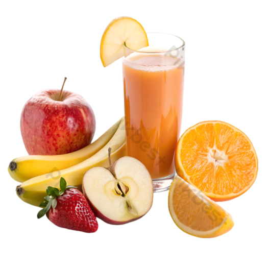 a glass of orange juice