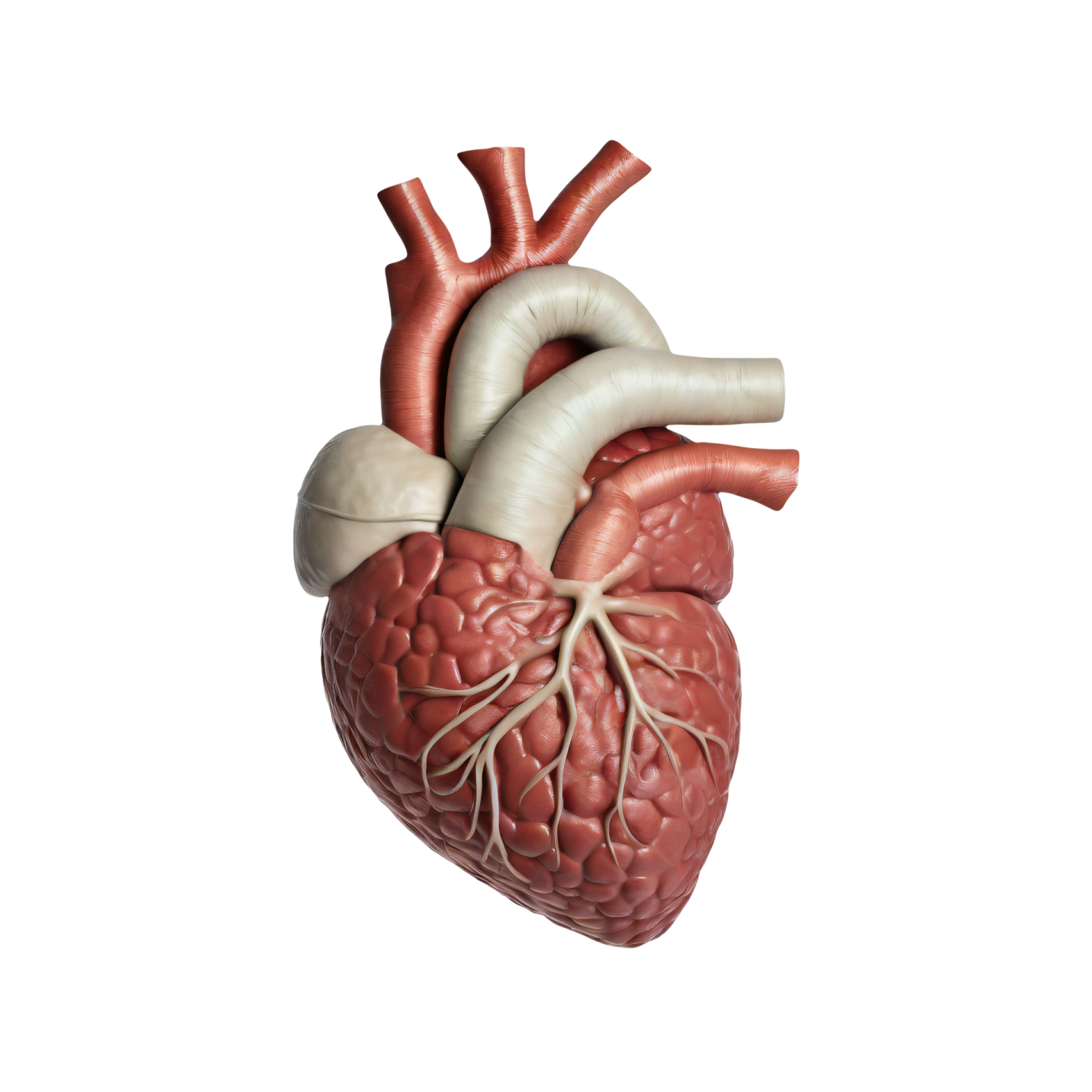 the human heart is shown in this image