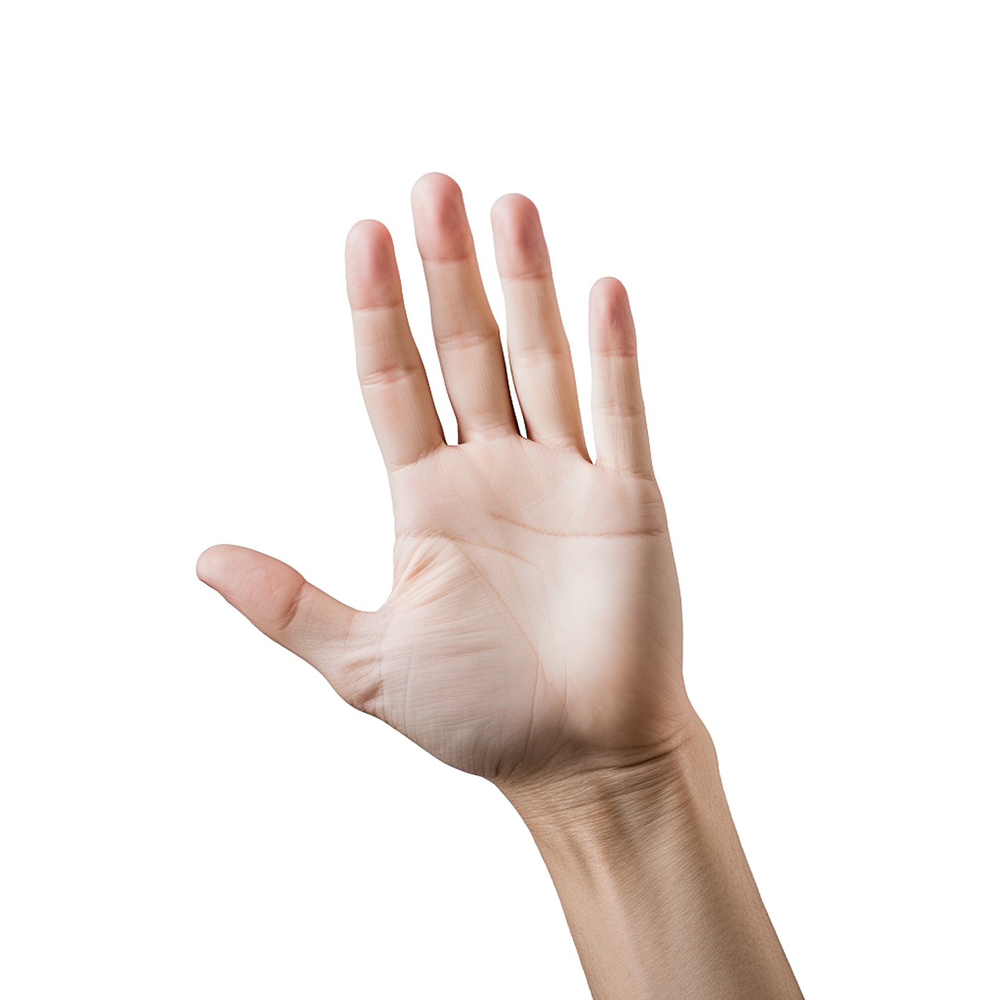 a person's hand reaching up to the sky