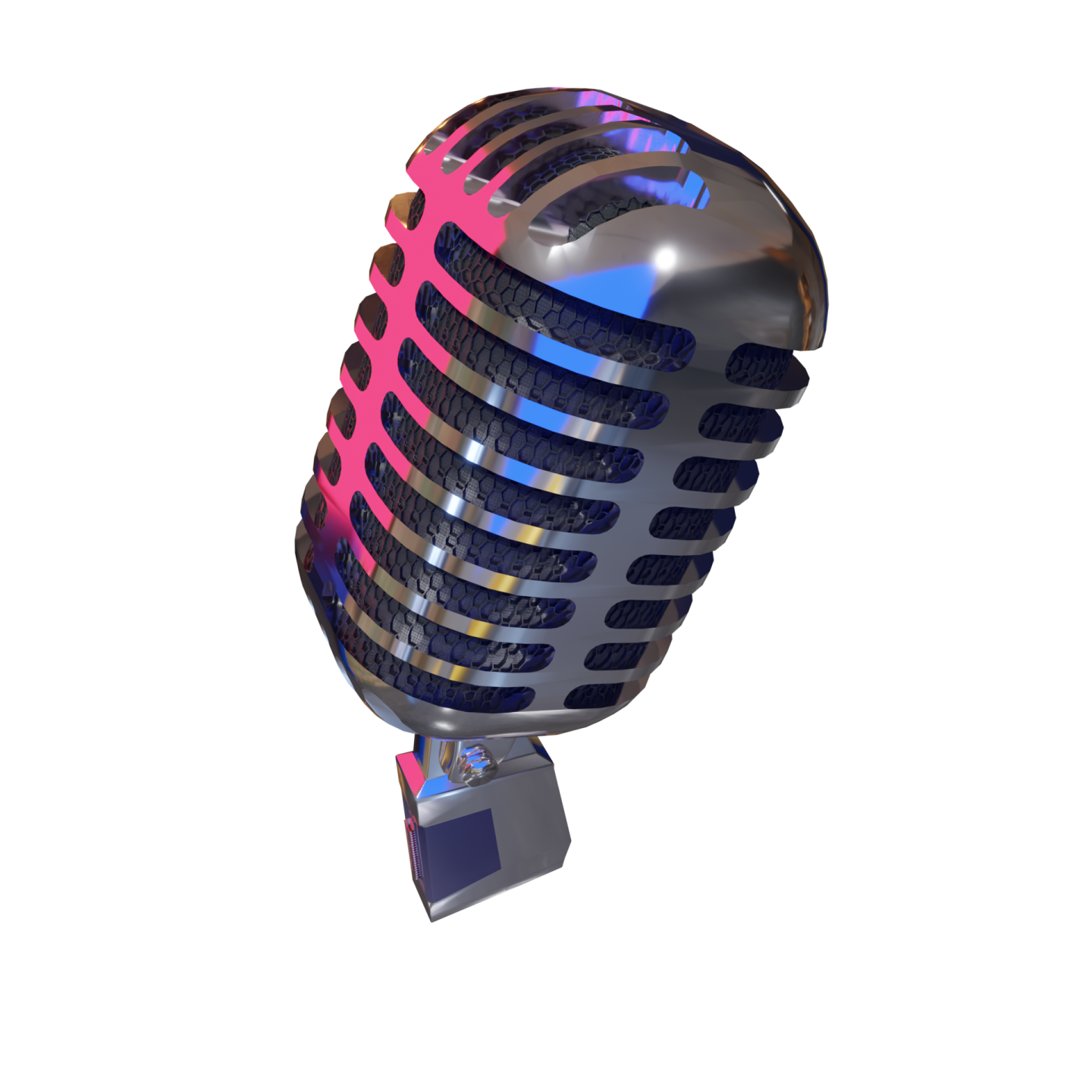 an image of a microphone on a white background