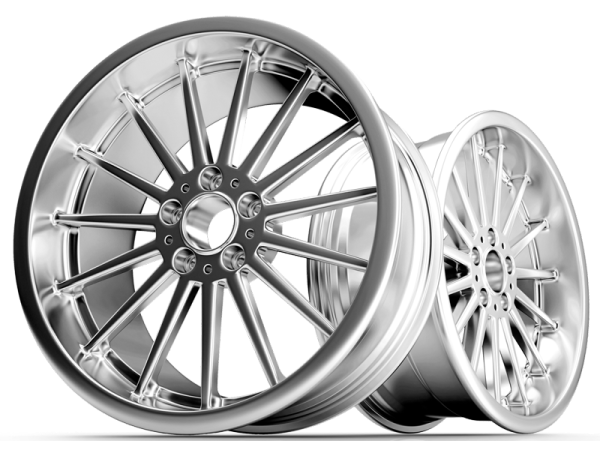 a pair of wheels on a white background