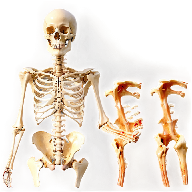 a model of a human skeleton