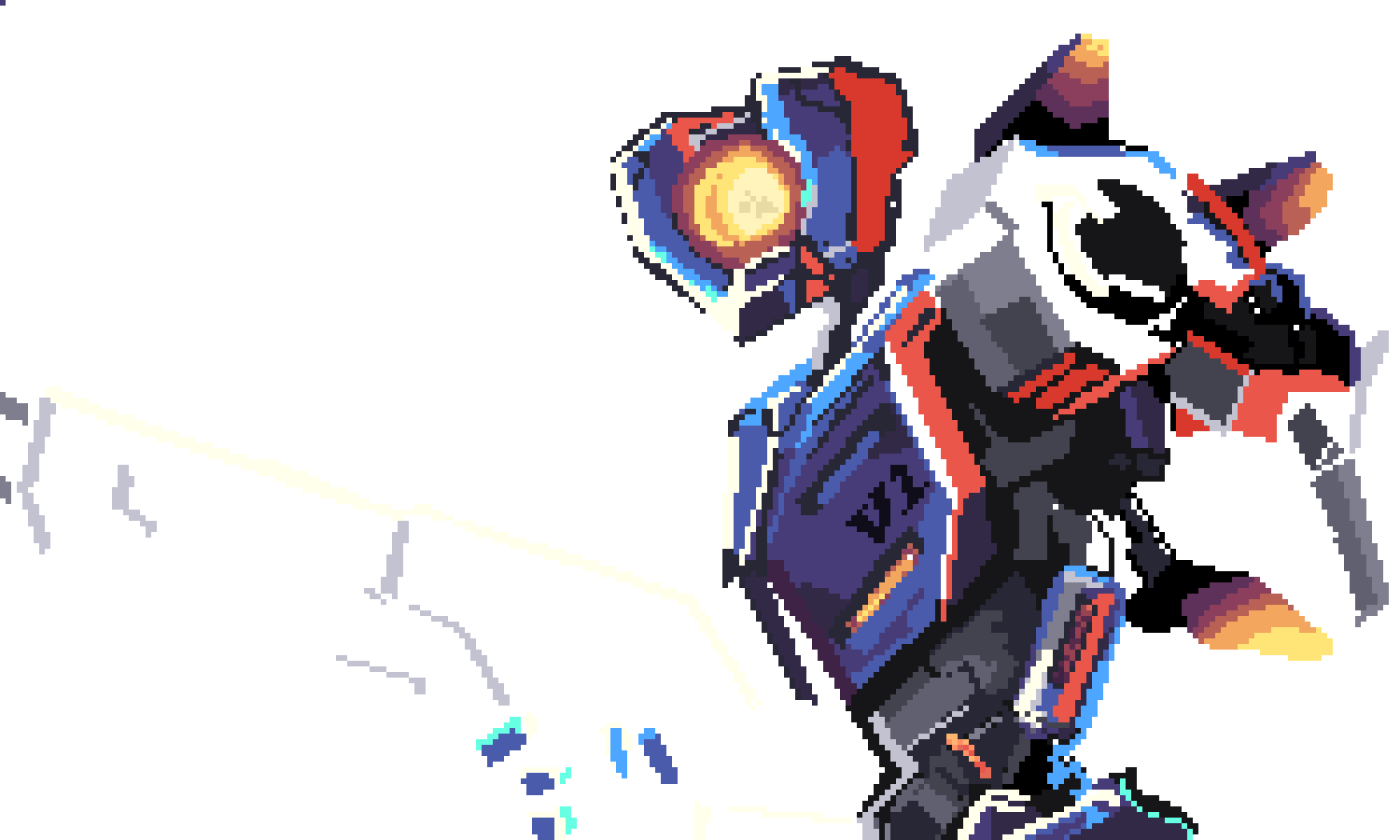 an image of a man in a suit with a sword