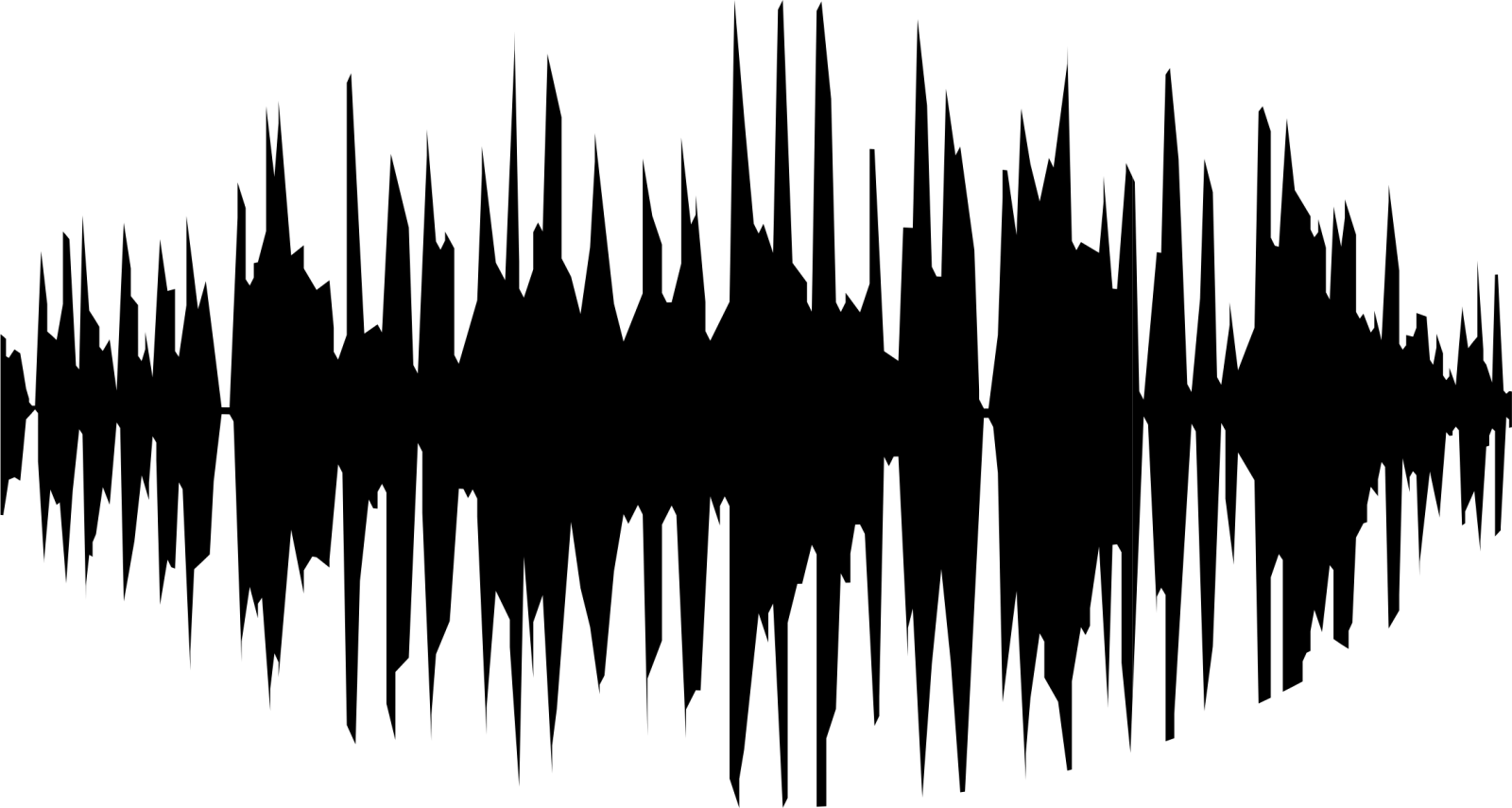 a black and white image of a sound wave