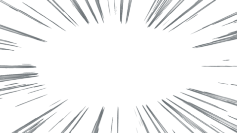 a white background with black and white rays