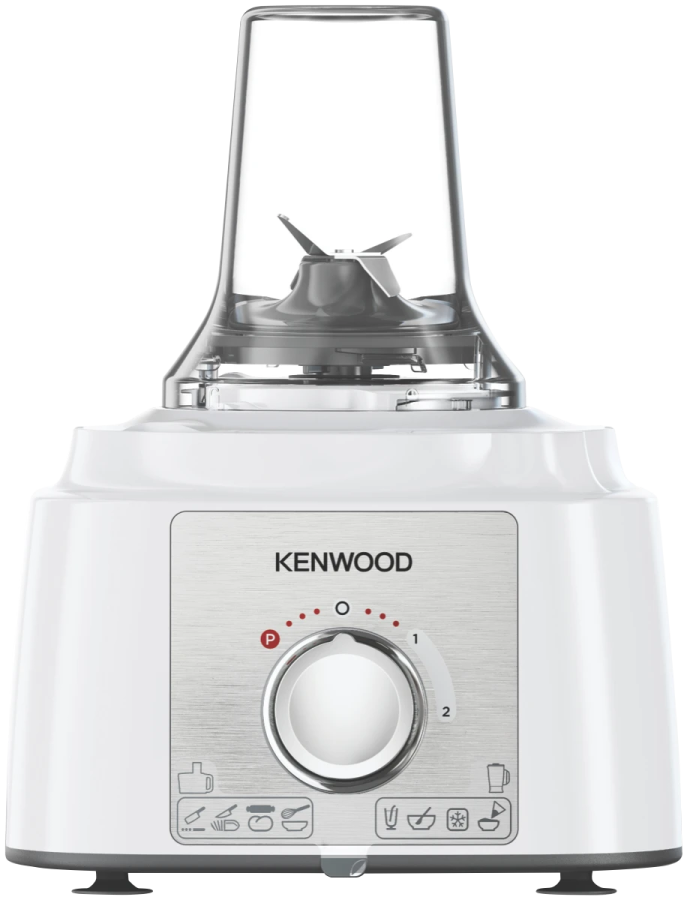 a white blender sitting on top of a counter