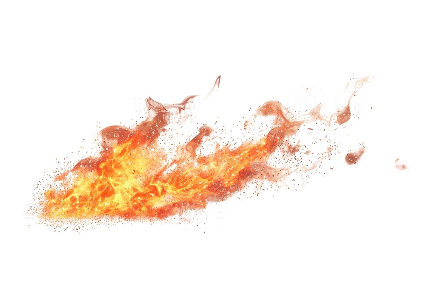 an image of a fire on a white background